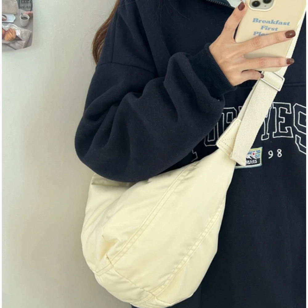 Fashion Hobo Bags Women Large-Capacity Crossbody Dumpling Bag Down Cotton Casual Simple And Versatile Shoulder Bag